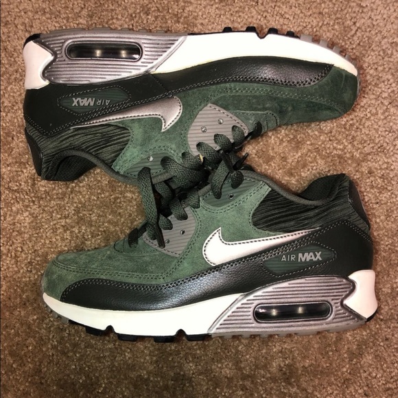 SOLD - Women’s Olive Green Nike Air Max 90 - Picture 1 of 6
